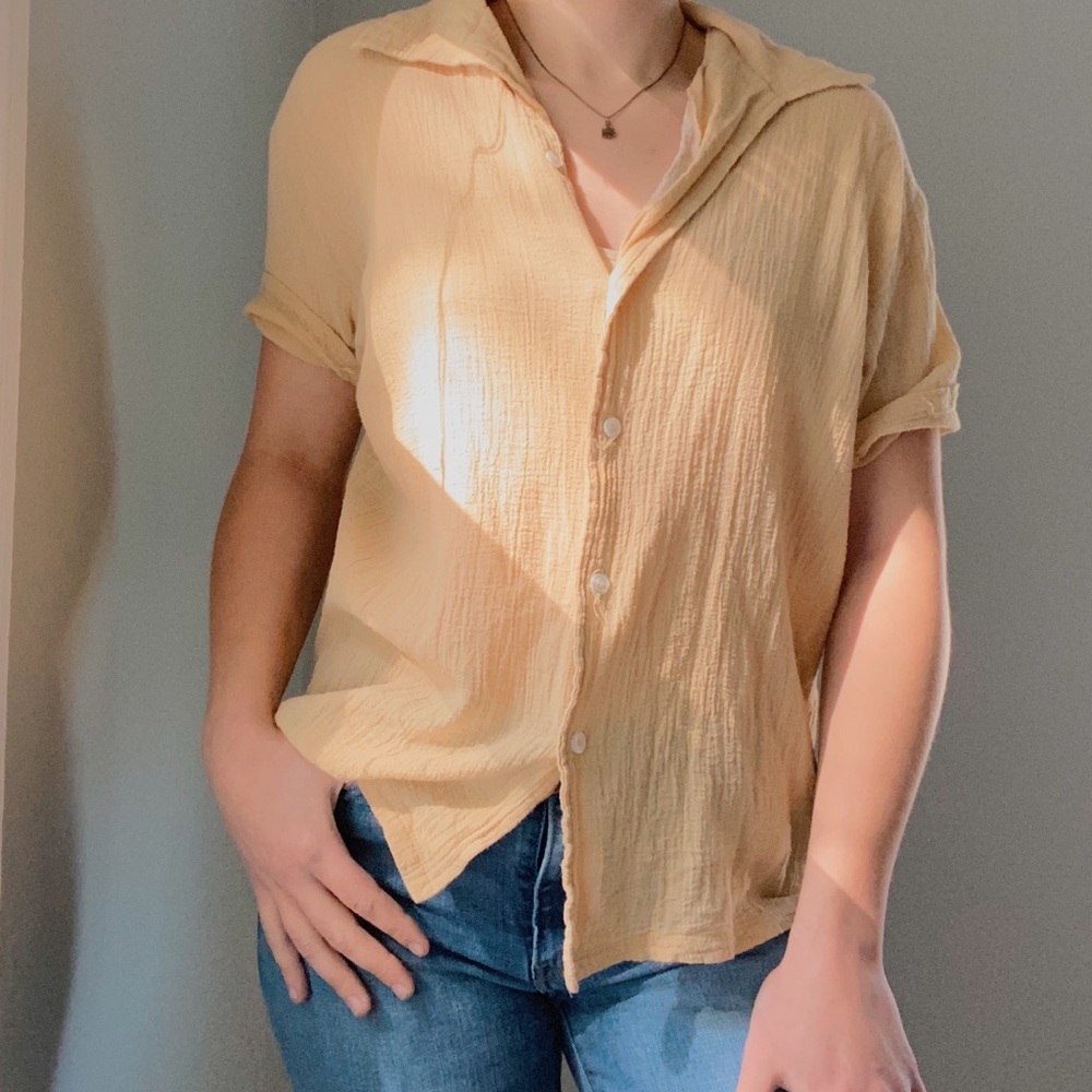Clone / Vintage Mustard Button Down